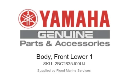 Body, Front Lower 1 - Genuine Yamaha Product available at Flood Marine