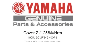 Cover 2 (1258/Mdrm - Genuine Yamaha Product available at Flood Marine