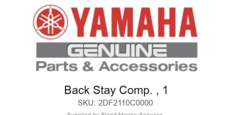 Back Stay Comp. , 1 - Genuine Yamaha Product available at Flood Marine