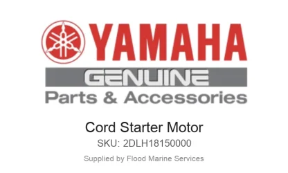 Cord Starter Motor - Genuine Yamaha Product available at Flood Marine