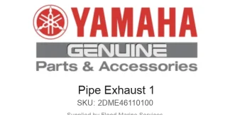 Pipe Exhaust 1 - Genuine Yamaha Product available at Flood Marine