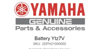 Battery Ytz7V - Genuine Yamaha Product available at Flood Marine