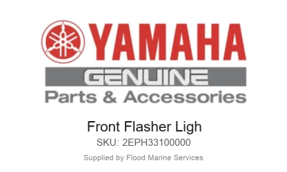 Front Flasher Ligh - Genuine Yamaha Product available at Flood Marine