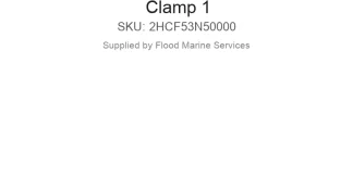 Clamp 1 - Genuine Yamaha Product available at Flood Marine