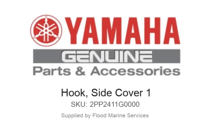 Hook, Side Cover 1 - Genuine Yamaha Product available at Flood Marine