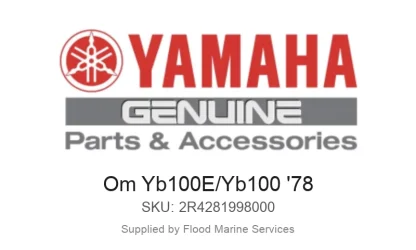 Om Yb100E/Yb100 '78 - Genuine Yamaha Product available at Flood Marine