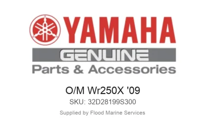 O/M Wr250X '09 - Genuine Yamaha Product available at Flood Marine
