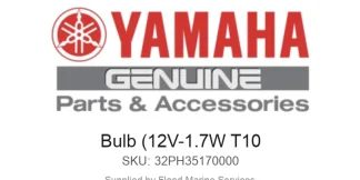 Bulb (12V-1.7W T10 - Genuine Yamaha Product available at Flood Marine