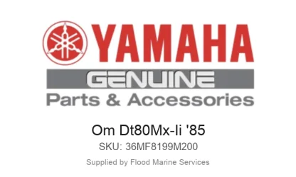 Om Dt80Mx-Ii '85 - Genuine Yamaha Product available at Flood Marine