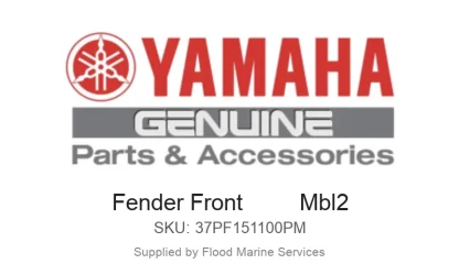 Fender Front         Mbl2 - Genuine Yamaha Product available at Flood Marine