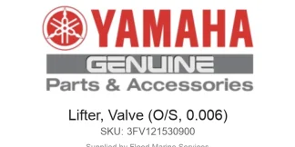 Lifter, Valve (O/S, 0.006) - Genuine Yamaha Product available at Flood Marine