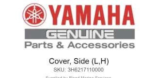 Cover, Side (L,H) - Genuine Yamaha Product available at Flood Marine
