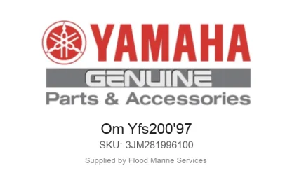 Om Yfs200'97 - Genuine Yamaha Product available at Flood Marine