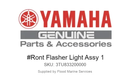 #Ront Flasher Light Assy 1 - Genuine Yamaha Product available at Flood Marine