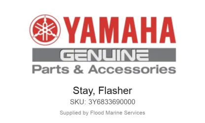 Stay, Flasher - Genuine Yamaha Product available at Flood Marine