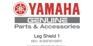 Leg Shield 1 - Genuine Yamaha Product available at Flood Marine