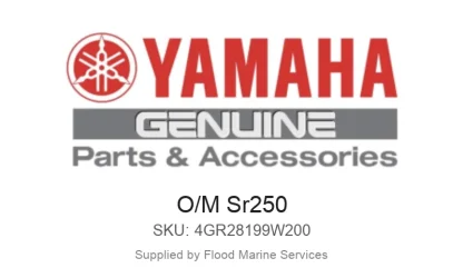 O/M Sr250 - Genuine Yamaha Product available at Flood Marine