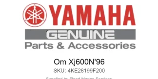 Om Xj600N'96 - Genuine Yamaha Product available at Flood Marine