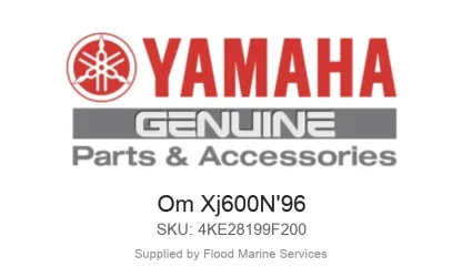 Om Xj600N'96 - Genuine Yamaha Product available at Flood Marine