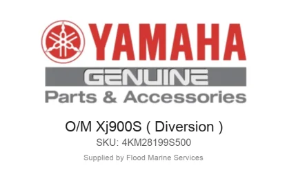 O/M Xj900S ( Diversion ) - Genuine Yamaha Product available at Flood Marine