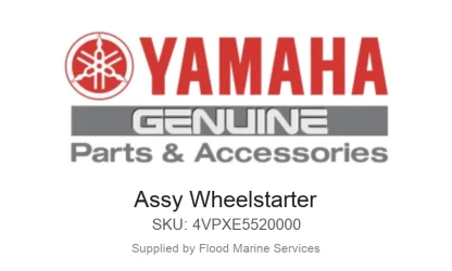 Assy Wheelstarter - Genuine Yamaha Product available at Flood Marine