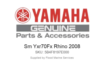 Sm Yxr70Fx Rhino 2008 - Genuine Yamaha Product available at Flood Marine