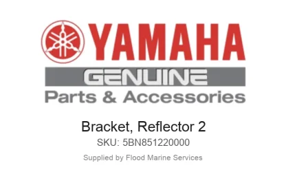 Bracket, Reflector 2 - Genuine Yamaha Product available at Flood Marine