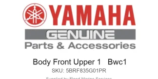 Body Front Upper 1   Bwc1 - Genuine Yamaha Product available at Flood Marine