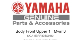 Body Front Upper 1   Mwm3 - Genuine Yamaha Product available at Flood Marine