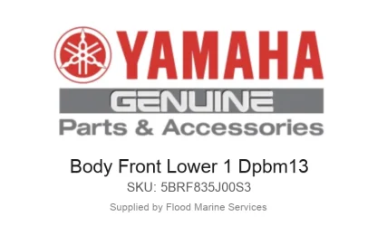 Body Front Lower 1 Dpbm13 - Genuine Yamaha Product available at Flood Marine