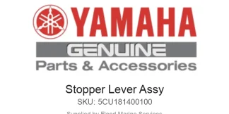 Stopper Lever Assy - Genuine Yamaha Product available at Flood Marine