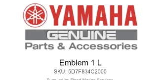 Emblem 1 L - Genuine Yamaha Product available at Flood Marine