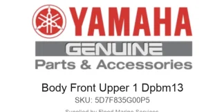 Body Front Upper 1 Dpbm13 - Genuine Yamaha Product available at Flood Marine