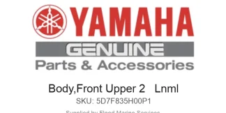 Body,Front Upper 2   Lnml - Genuine Yamaha Product available at Flood Marine