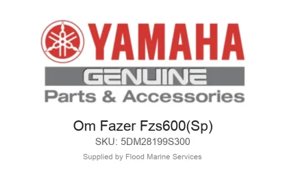Om Fazer Fzs600(Sp) - Genuine Yamaha Product available at Flood Marine