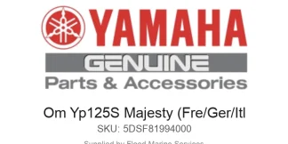 Om Yp125S Majesty (Fre/Ger/Itl - Genuine Yamaha Product available at Flood Marine