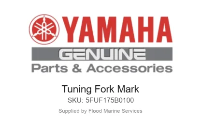 Tuning Fork Mark - Genuine Yamaha Product available at Flood Marine