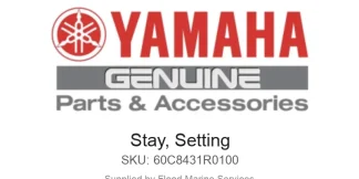 Stay, Setting - Genuine Yamaha Product available at Flood Marine