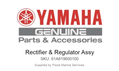 Rectifier & Regulator Assy - Genuine Yamaha Product available at Flood Marine