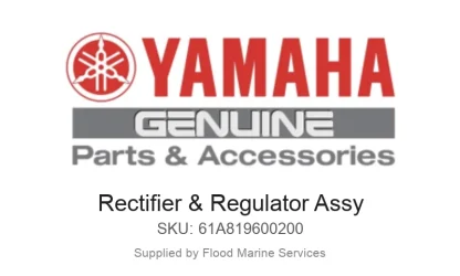 Rectifier & Regulator Assy - Genuine Yamaha Product available at Flood Marine