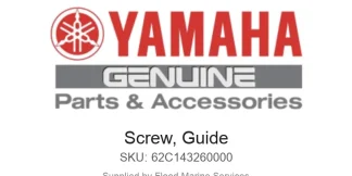 Screw, Guide - Genuine Yamaha Product available at Flood Marine