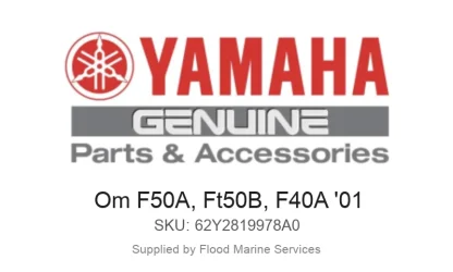 Om F50A, Ft50B, F40A '01 - Genuine Yamaha Product available at Flood Marine