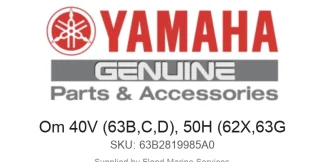 Om 40V (63B,C,D), 50H (62X,63G - Genuine Yamaha Product available at Flood Marine