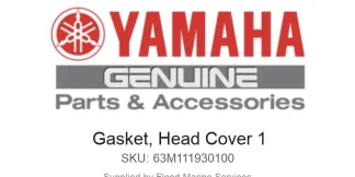 Gasket, Head Cover 1 - Genuine Yamaha Product available at Flood Marine
