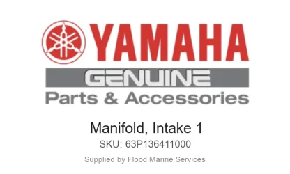 Manifold, Intake 1 - Genuine Yamaha Product available at Flood Marine