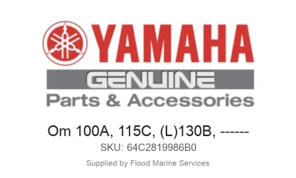 Om 100A, 115C, (L)130B, ------ - Genuine Yamaha Product available at Flood Marine
