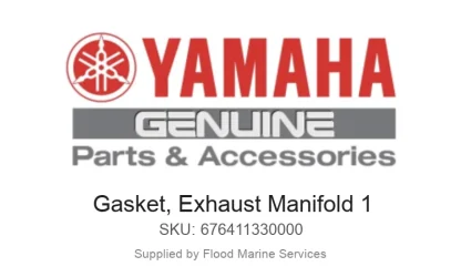 Gasket, Exhaust Manifold 1 - Genuine Yamaha Product available at Flood Marine