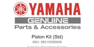Piston Kit (Std) - Genuine Yamaha Product available at Flood Marine
