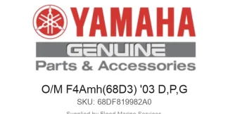 O/M F4Amh(68D3) '03 D,P,G - Genuine Yamaha Product available at Flood Marine