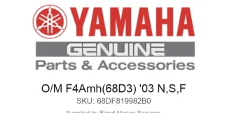 O/M F4Amh(68D3) '03 N,S,F - Genuine Yamaha Product available at Flood Marine